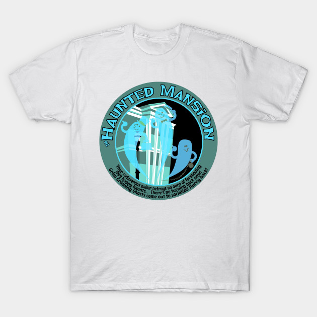 Haunted Mansion (black and blue) T-Shirt-TOZ